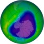 Antarctic Ozone 2001-09-23